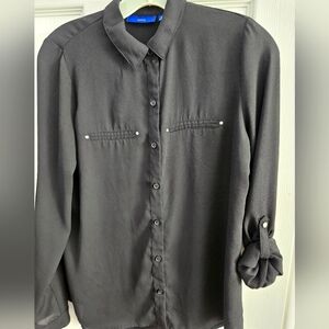 Black Button-Up Shirt